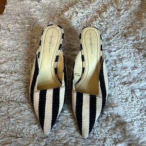 Bershka Striped Mules